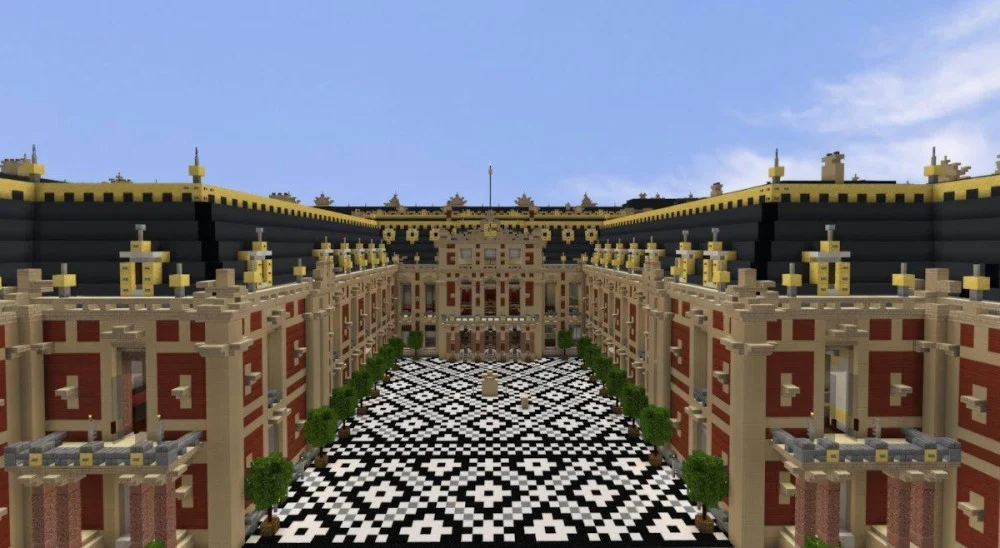 Hướng dẫn xây lâu đài Paris chi tiết Minecraft