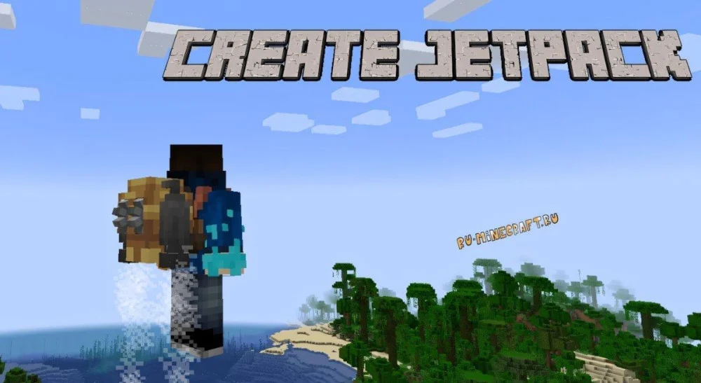 Chế tạo túi phản lực Create Jetpack giúp bay lượn