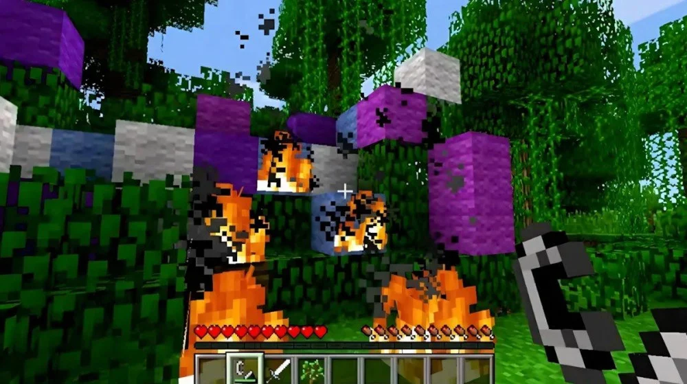 Cơ chế lan truyền và cách kiểm soát lửa Minecraft