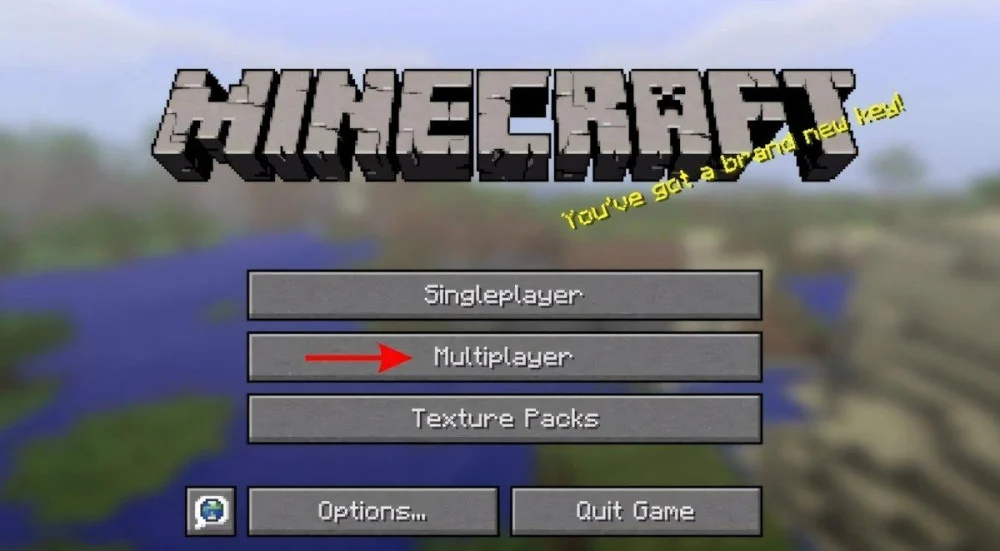 Khởi động Minecraft Java Edition chọn mục chơi nhiều
