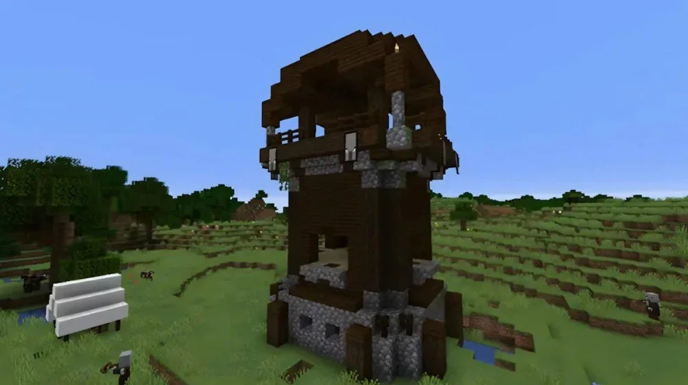 Cách tìm cà rốt trong rương tại đồn Pillager Minecraft
