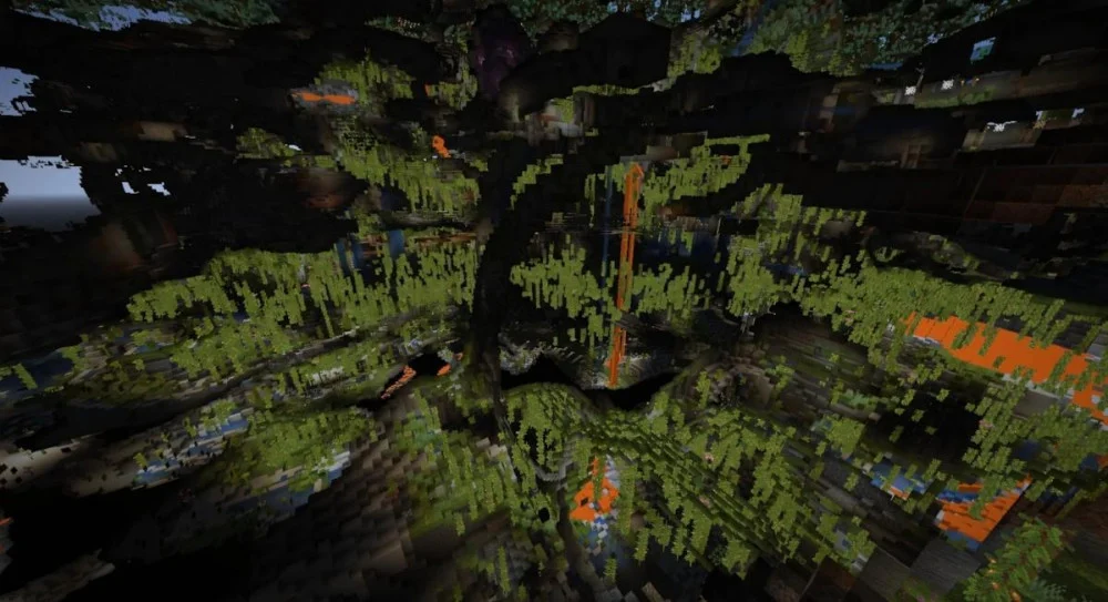 Sửa cổng Nether tại làng Taiga và chinh phục thử thách
