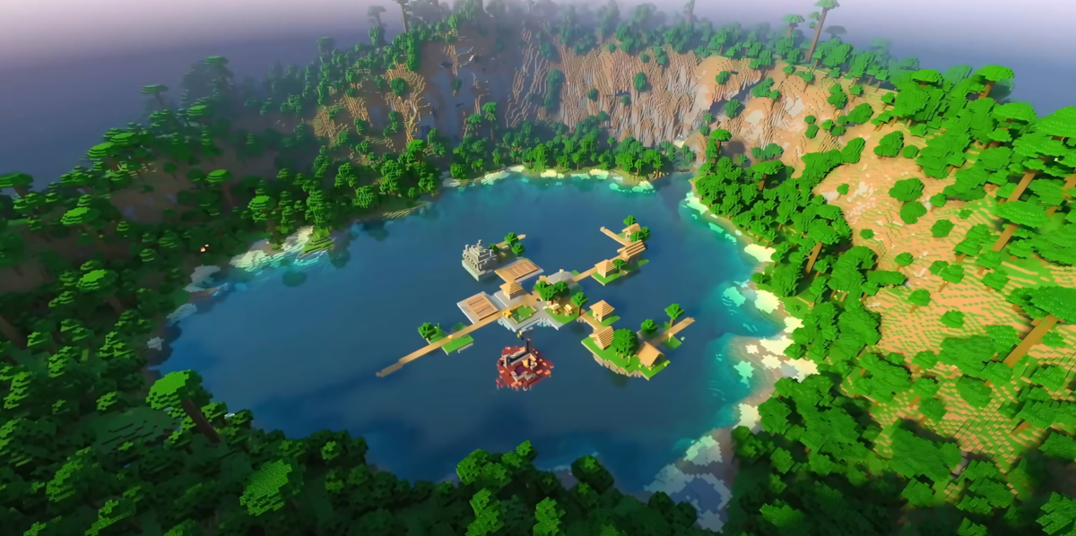 Trải nghiệm 4 thế giới Minecraft huyền bí, thú vị