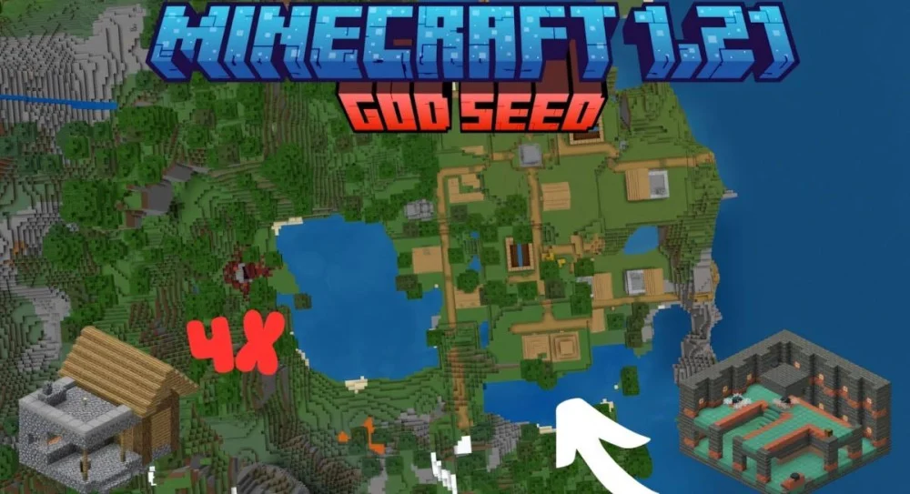 Bạn Đã Thử Những seed minecraft 1.21 Này Chưa? Chìa Khóa Map Hoàn Hảo