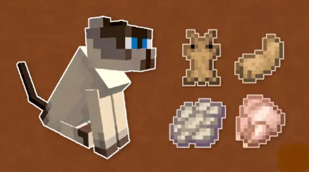 Cơ chế nhận quà từ mèo khi thức dậy Minecraft