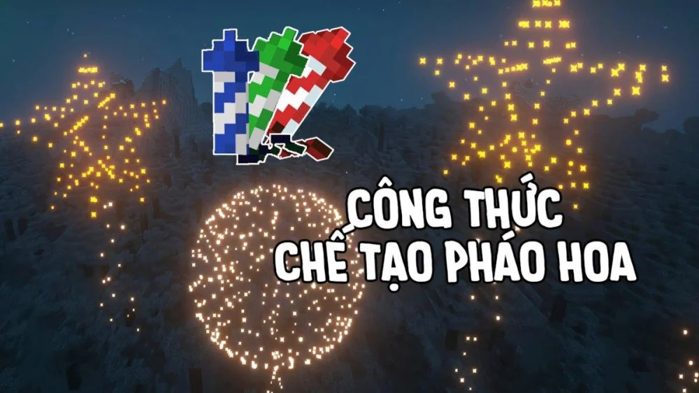 Công thức chế tạo ngôi sao pháo hoa Minecraft