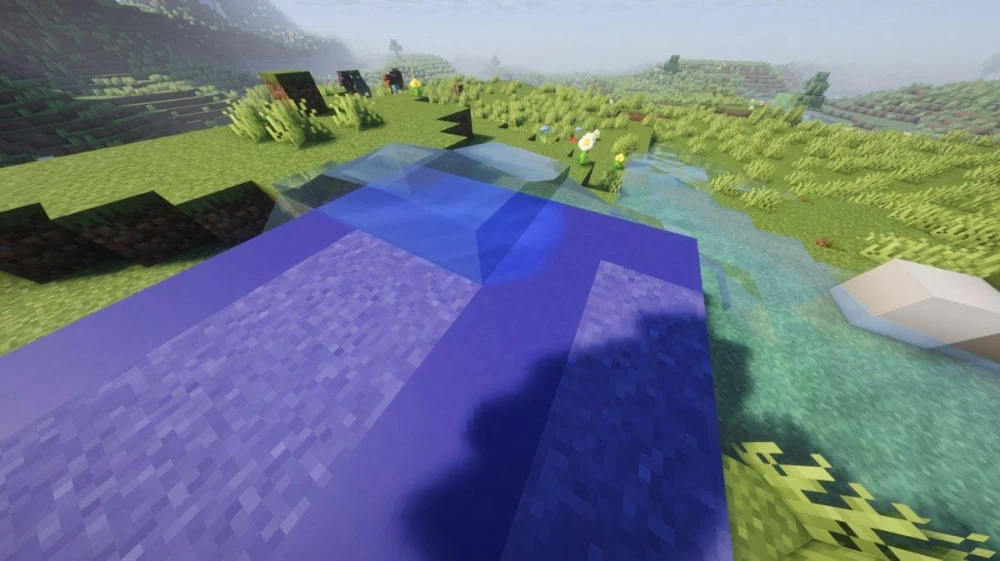 Cách hóa cứng bột bê tông bằng nước trong Minecraft