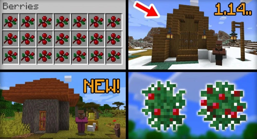 Minecraft 1.14 sửa lỗi Snapshot, tối ưu Java Edition và đồ họa