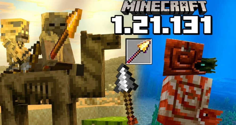 Minecraft PE 1.21.131 khắc phục lỗi sự cố, tối ưu hóa