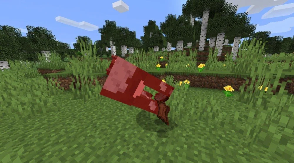 Thu hoạch da bằng cách tiêu diệt bò Minecraft.