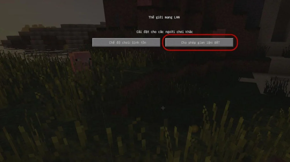 Cách bật tính năng cho phép gian lận trong Minecraft