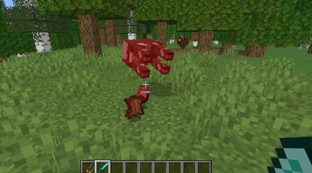 Săn bốn đến năm con bò để thu thập da Minecraft