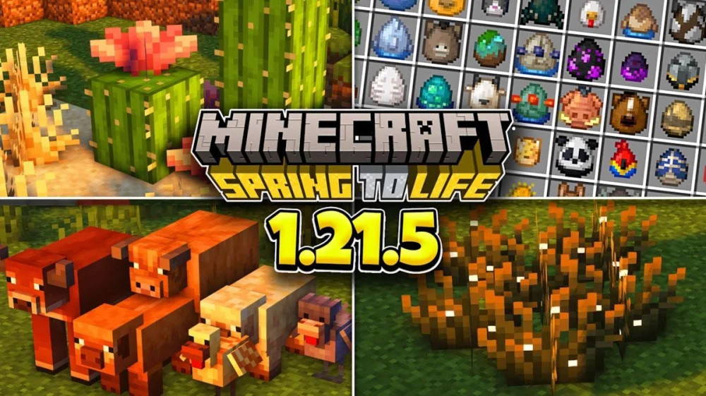 Minecraft 1.21.5 nâng cấp hệ sinh thái, tối ưu trải nghiệm