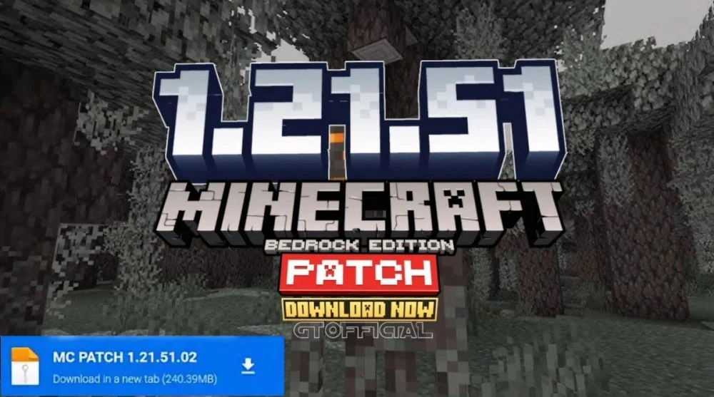 Minecraft 1.21.51 APK cập nhật Pale Garden, tối ưu hiệu năng game