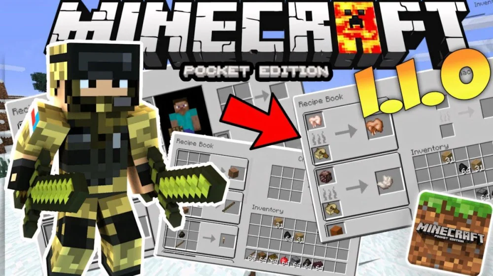 Minecraft 1.1.0 cập nhật cơ chế World Generation và giao diện UI