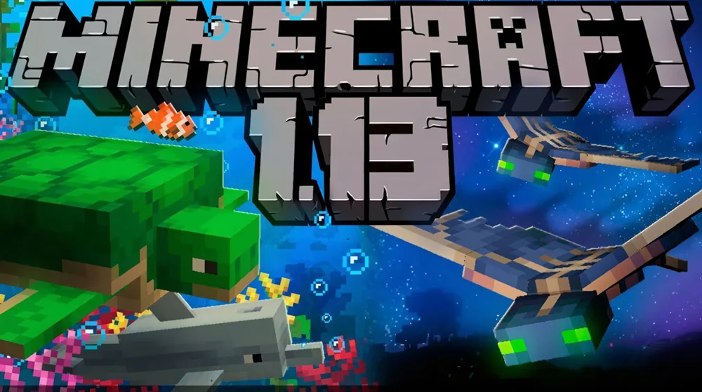 Minecraft 1.13 cải tiến đại dương, đồ họa và dòng chảy