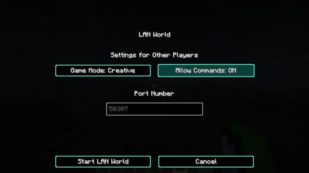 Hướng dẫn kích hoạt tính năng gian lận Minecraft
