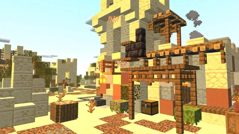 Tổng hợp seed làng Minecraft Bedrock thuận lợi
