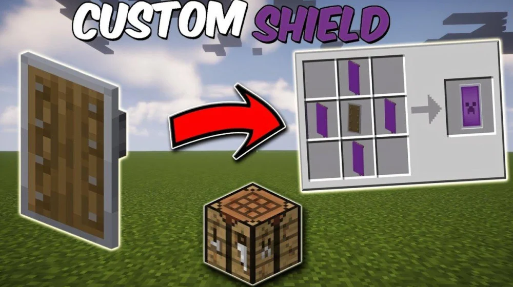 Công dụng và cách nâng cấp khiên bảo vệ Minecraft