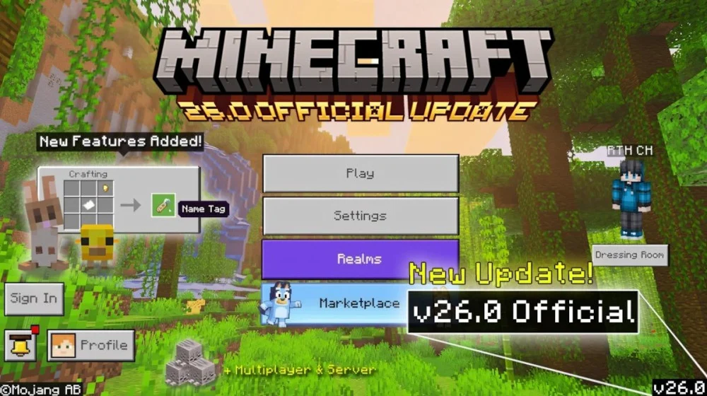Hỏi đáp Minecraft 26.0 Cập nhật mới có gì mà hot vậy?