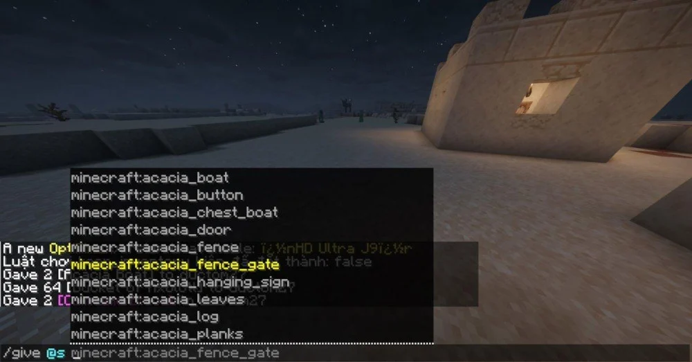 Cách gõ lệnh Minecraft nhanh chóng và chính xác
