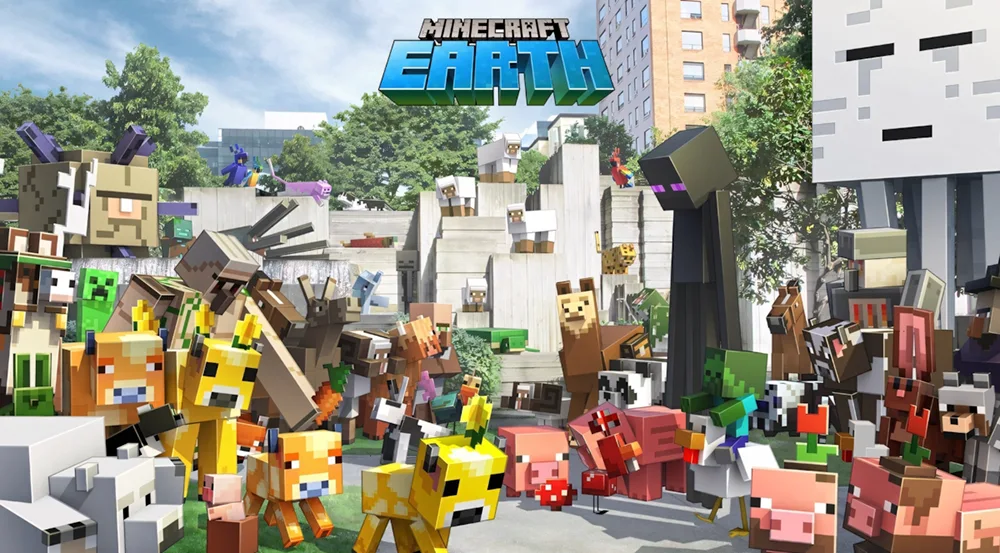 Khám phá tính năng thực tế tăng cường Minecraft Earth
