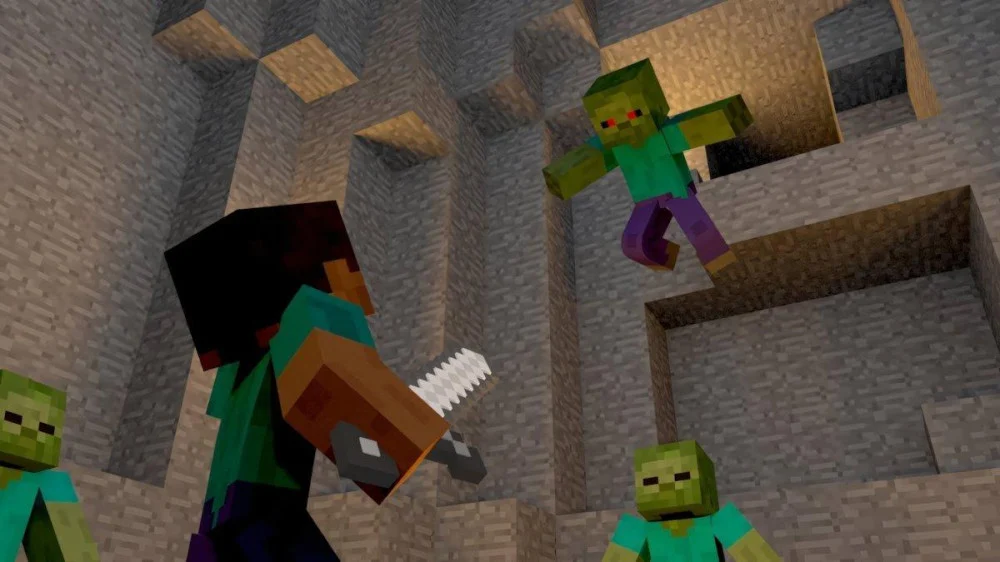 Hướng dẫn khai thác quặng sắt an toàn trong Minecraft
