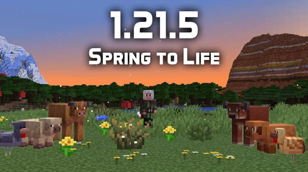 Minecraft 1.21.5bản mới để cải tiến hệ sinh thái, tối ưu đồ họa
