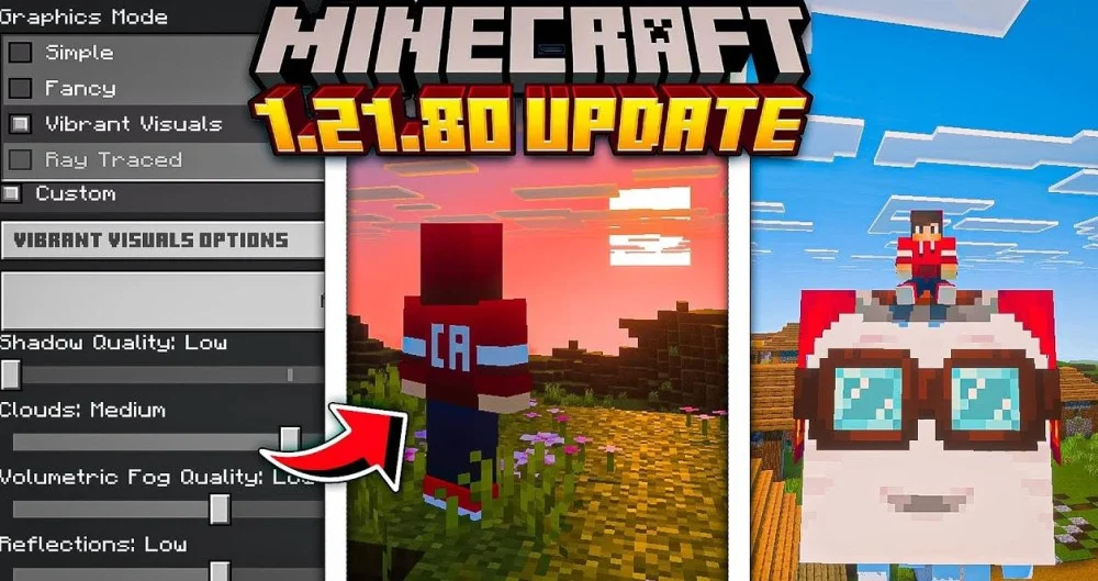 Minecraft 1.21.80 cải tiến vượt trội, tối ưu hiệu năng