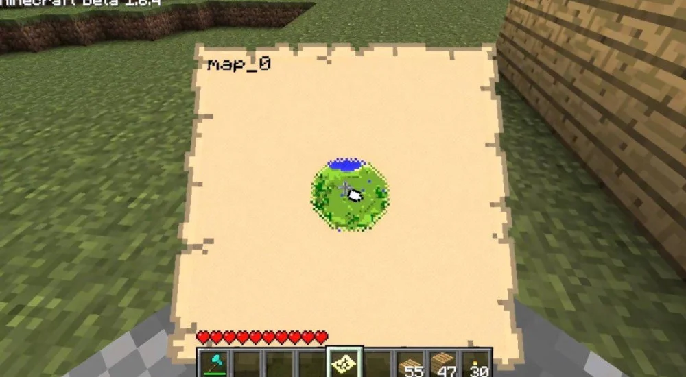 Khám phá Minecraft không lạc lối nhờ bản đồ định vị